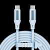 Kabel USB typu C - USB typu C 100 W 1 m silikonowy niebieski Kruger&Matz Basic