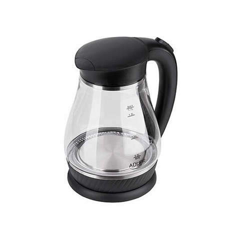 AD 1274 black Czajnik szklany 1,7L