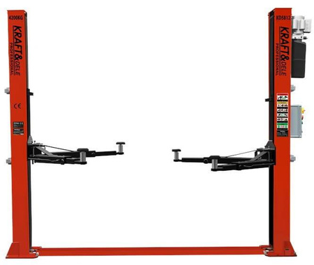 PODNOŚNIK SAMOCHODOWY KOLUMNOWY HYDRAULICZNY AUTOMATYCZNY KD5812 - KRAFT&DELE
