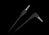 Kabel JACK 3.5 wtyk - JACK 3.5 wtyk 0.5m kątowo-prosty Cabletech standard