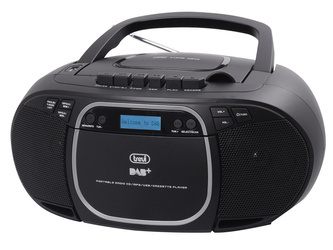 Boombox Trevi CMP576 DAB Radio CD MP3 kaseta black