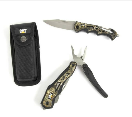 CAT Zestaw 2 szt. Real Tree Camo MultiTool 7w1 i Nóż (4021472523251) - Cat