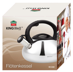 Czajnik tradycyjny 2,2l srebrny Kinghoff KH-3260