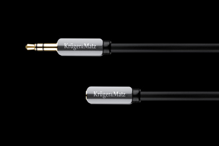 Kabel wtyk - gniazdo jack 3.5 stereo 3.0m Kruger&Matz