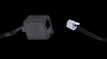 Przyłącze telefon.WT.-GN./7M/ czarny