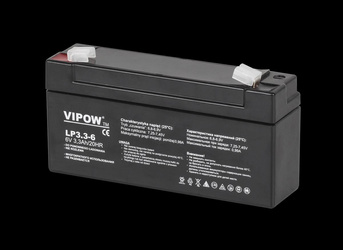 Akumulator żelowy VIPOW 6V 3.3Ah