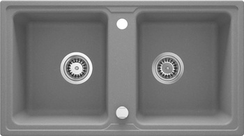 Zlewozmywak granitowy 2-komorowy (ZQZ S203) - Deante