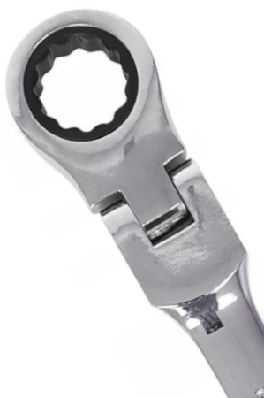 Klucze płasko oczkowe z grzechotką łamane 12el. KD10947 - KRAFT&DELE