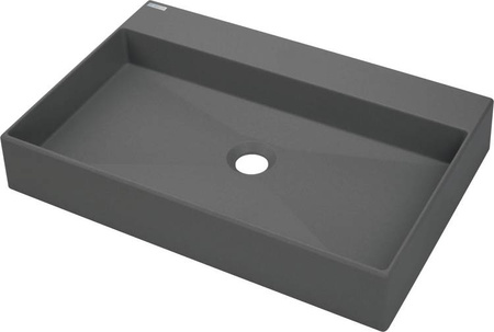 Umywalka granitowa nablatowa - 60x40 cm (CQR TU6S) - Deante