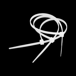 Opaska zaciskowa 4,8 mm/35 cm biała Cabletech 50szt.