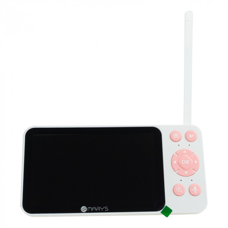 MARY'S Nania kamera elektroniczna 2w1 Królik różowy Wifi TUYA (MW61500) - Eco Light