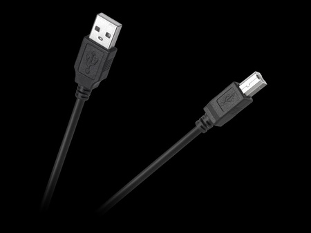 Kabel USB komputer-drukarka 1,8m czarny