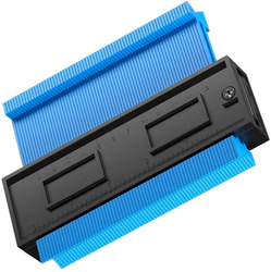Wzornik szablon przymiar kształtów 125mm KD10387 - KRAFT&DELE