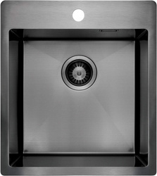 Zlewozmywak stalowy 1-komorowy (ZPO D10A) - Deante