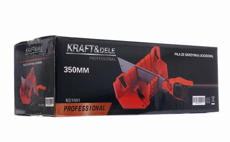 Piła ze skrzynką uciosową 350mm KD1091 - KRAFT&DELE