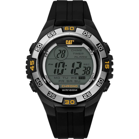 CAT zegarek digimax ABS 47mm silver/black (DIY_CAT_00155) - Cat