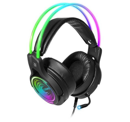 Słuchawki nauszne z mikrofonem COSMO PRO 7.1 RGB, USB