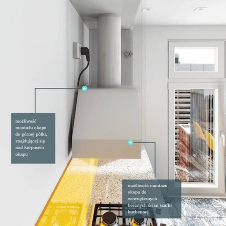 Okap kuchenny Spedtero 60.2 White GLOBALO