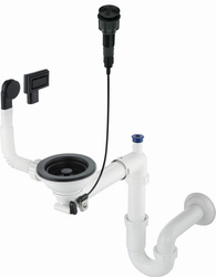 Syfon do zlewozmywaka granitowego 1-komorowego - Space-Saver (ZXY N982) - Deante