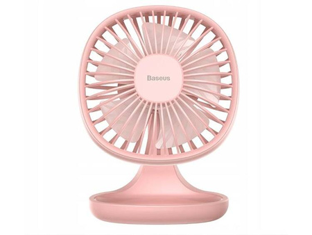 BASEUS Wentylator biurkowy Pudding - Shaped Fan (CXBD-04) Pink