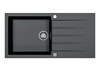 CADIT 50 kol. 91 CZARNY (1000x500) zlew Granital 1 kom. z syfonem POP-UP 3 1/2" ALVEUS (1140598)