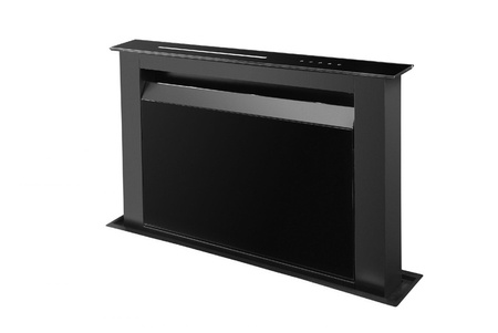 Okap blatowy Moondraft Inox/Czarne szkło CDB9001IC Ciarko Design