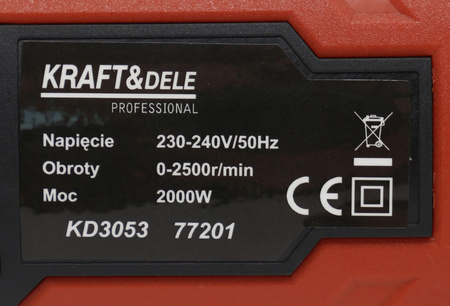 PIŁA SZABLASTA 2000W KD3053 - KRAFT&DELE