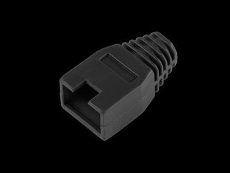 Osłona gumowa wtyku 8p8c RJ45 czarna