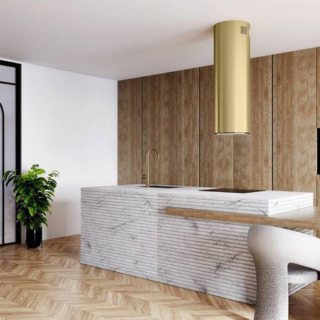 Okap kuchenny GLOBALO Heweno Isola 39.2 Light Gold Mat GLOBALO