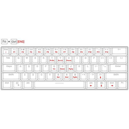 Klawiatura do komputera YKB 3600US Gaming keyboard ATOM YENKEE