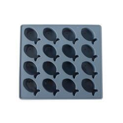 MR-1061 Silikonowa forma do lodu i czekolady "Rybki" 16 kostek