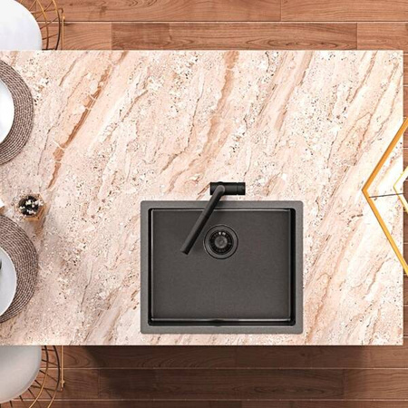 Zlewozmywak RIWOLO 50.1 ANTHRACITE GLOBALO