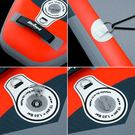 Deska SUP REBEL ACTIVE RBA4500 - pomarańczowa