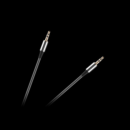 Kabel audio Jack 3.5 wtyk - wtyk REBEL spirala 100 cm