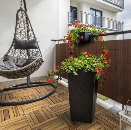 Dwustronna Mata PVC 140x300cm Brązowa