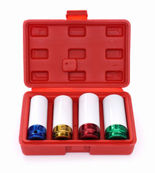 Nasadki do felg 17/19/21/22mm zestaw 1/2" KD10523 - KRAFT&DELE