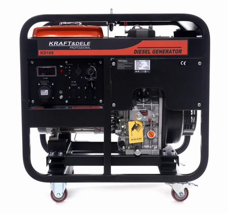Agregat prądotwórczy 9kW 230V KD169 - KRAFT&DELE