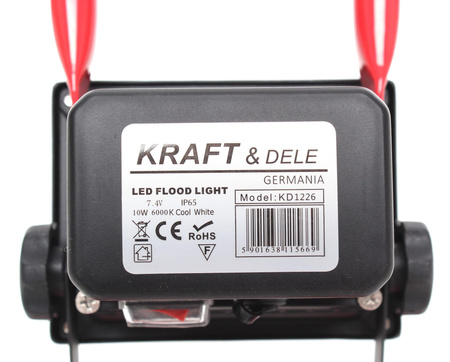 Halogen Led 20W ciepła/zimna przenośna KD1228 - KRAFT&DELE