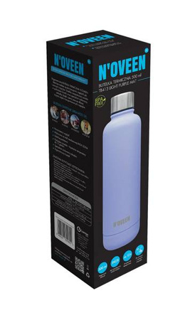 Butelka Termiczna NOVEEN TB413 Light Purple Mat 500 ml