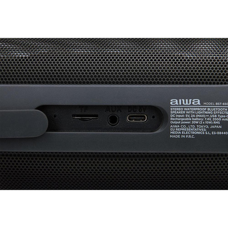 Głośnik BT AIWA BST-650MG szary (8435256897791) - AIWA