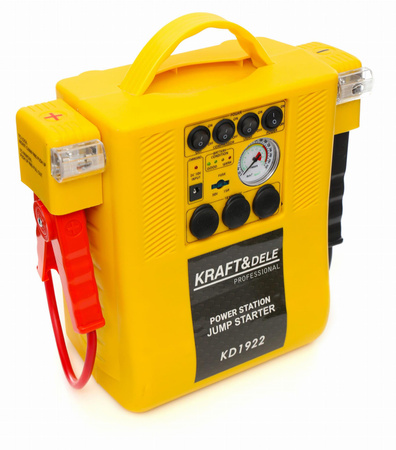 Jump starter 4W1 - urządzenie wielofunkcyjne - rozruch, kompresor, latarka KD1922 - KRAFT&DELE