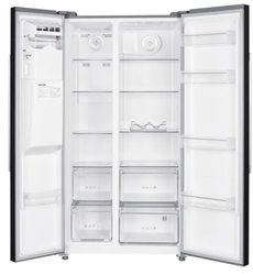 Lodówka Side by Side Total No Frost z dystrybutorem wody i kostkarką MPM-513-SBS-17M