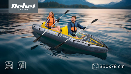 Kajak REBEL ACTVIE pompowany, 350x78x52, zestaw