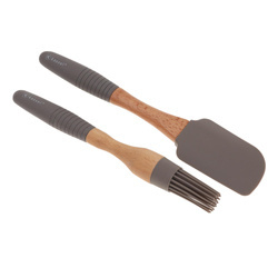 Zestaw do pieczenia muffinek, silikon, szary Kassel 93703