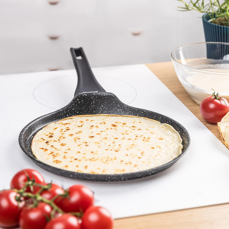 Patelnia do naleśników, kolor czarny-marmurek, Ø24cm Klausberg KB-7957