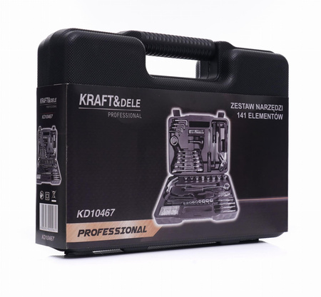 Zestaw narzędzi 141el. KD10467 - KRAFT&DELE