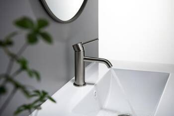 Bateria umywalkowa BOSTON BOS-BUN.010 GRAFIT (GUN METAL) Blue Water