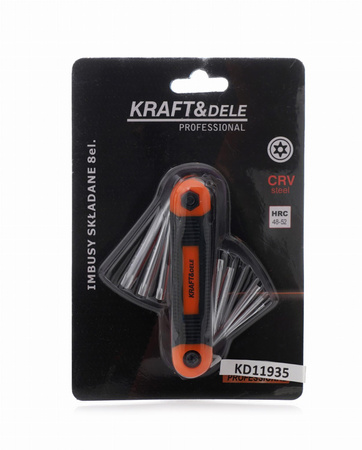 IMBUSY SKŁADANE 8EL. KD11935 - KRAFT&DELE