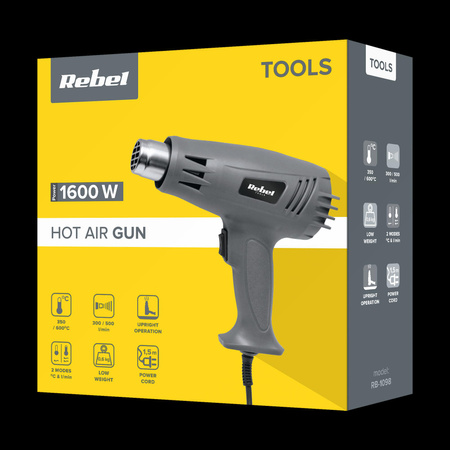 Opalarka na gorące powietrze 1600W Rebel