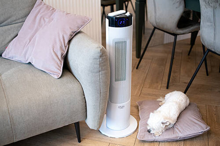 AD 7730 Grzejnik kolumnowy LCD z nawilżaczem 75cm / 29"